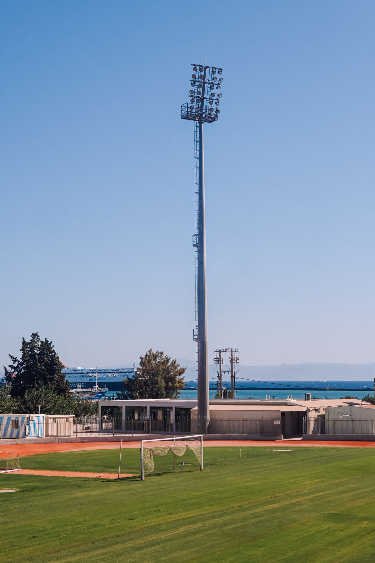 Stadium by the sea